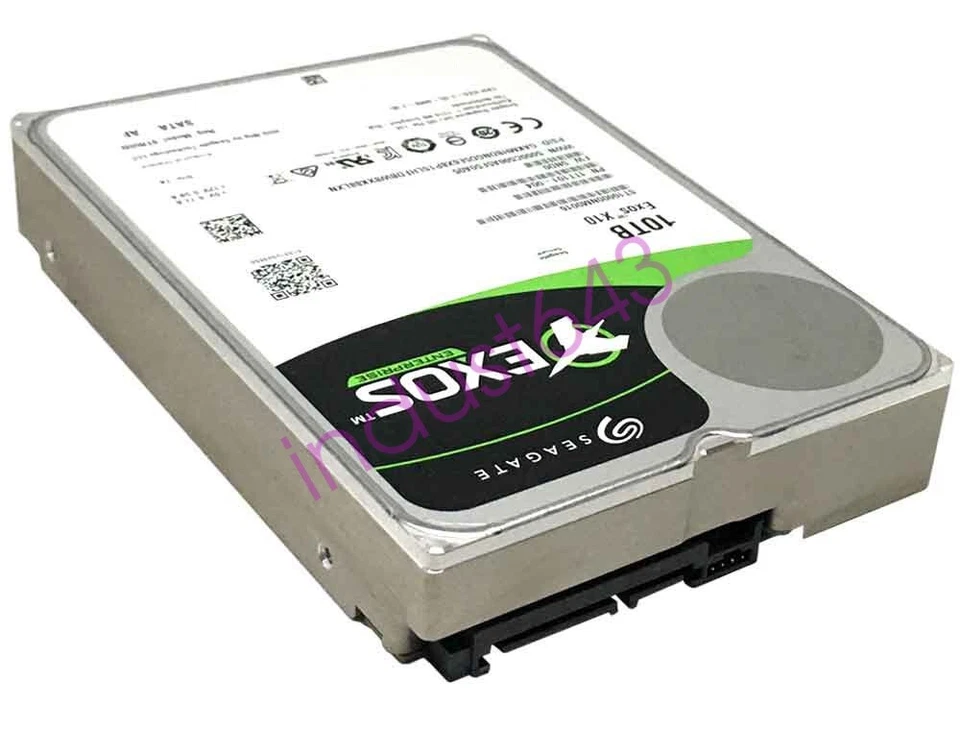 Seagate Exos X10 10TB ST10000NM0016 7.2K 256MB 3.5" SATA Enterprise Hard Drive - Image 3 of 4