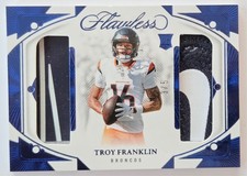 Troy Franklin 2024 Panini Flawless Dual Patch RC Gloves #3/5 #DD-TFN