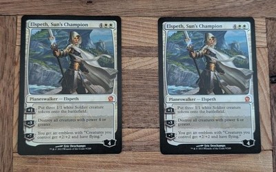 MTG Magic the Gathering Elspeth Sun's Champion x2 NM Ungraded English # 9