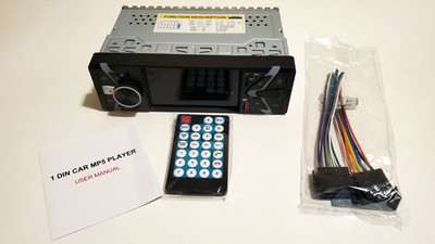 Single Din Car Multimedia Player With 4'' Video Screen