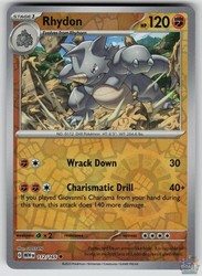 Rhydon 112/165 Reverse Holo Scarlet & Violet 151
