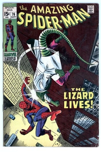 Amazing Spider-Man #76 1969 (VG 4.0)(Centerfold Detached Bottom Staple)