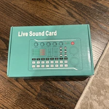 F998 Professional Live Sound Card Audio Mixer USB Interface Podcast Studio BT