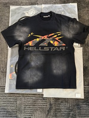 Hellstar shirt size M Men's Black Cotton graphic print logo with
