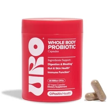URO Whole Body Probiotic 20 Billion CFU 10 Strains for Gut Skin & Immune Health