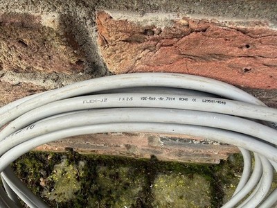 12,70 Meter Kabel ÖLFLEX -JZ 7x2,5mm² Steuerleitung VDE-REG. Nr. 7014 Rohs