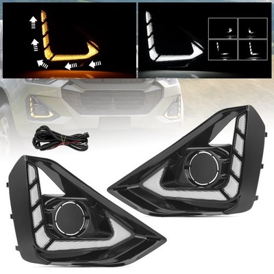 2X LED Daytime Running Lights DRL Fog Lamp for Isuzu D-max Dmax 2023 2024 2025