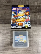 James Pond 2 II SEGA Game Gear Game And Manual W/ Clear Case Tested And Working