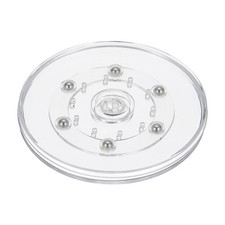 5inch Rotating Swivel Stand Turntable with Steel Ball Bearings, Clear 1 Pcs