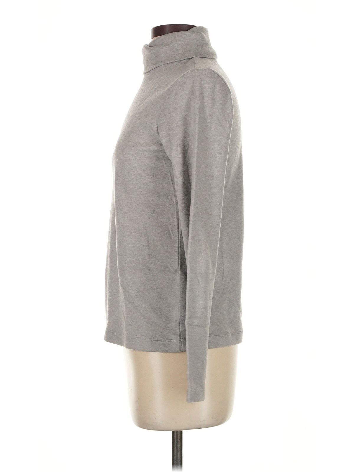Uniqlo Women Gray Turtleneck Sweater S thumbnail 4