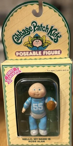1984 Cabbage Patch Kids First Edition 4" Poseable Figure Ross Alan