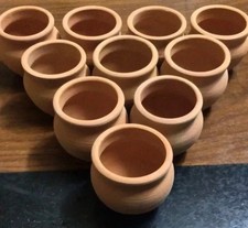 Tandoori Tea Cups Terracotta Clay Handmade Mitti Kulhad Set 6 or 12 Pack