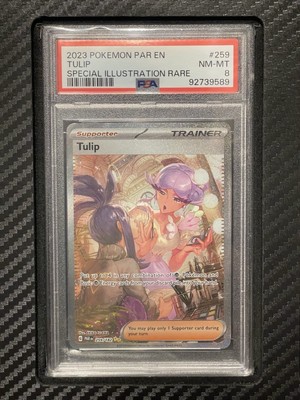 2023 PSA 8 Tulip #259 Special Illustration Rare SIR Pokemon TCG SV