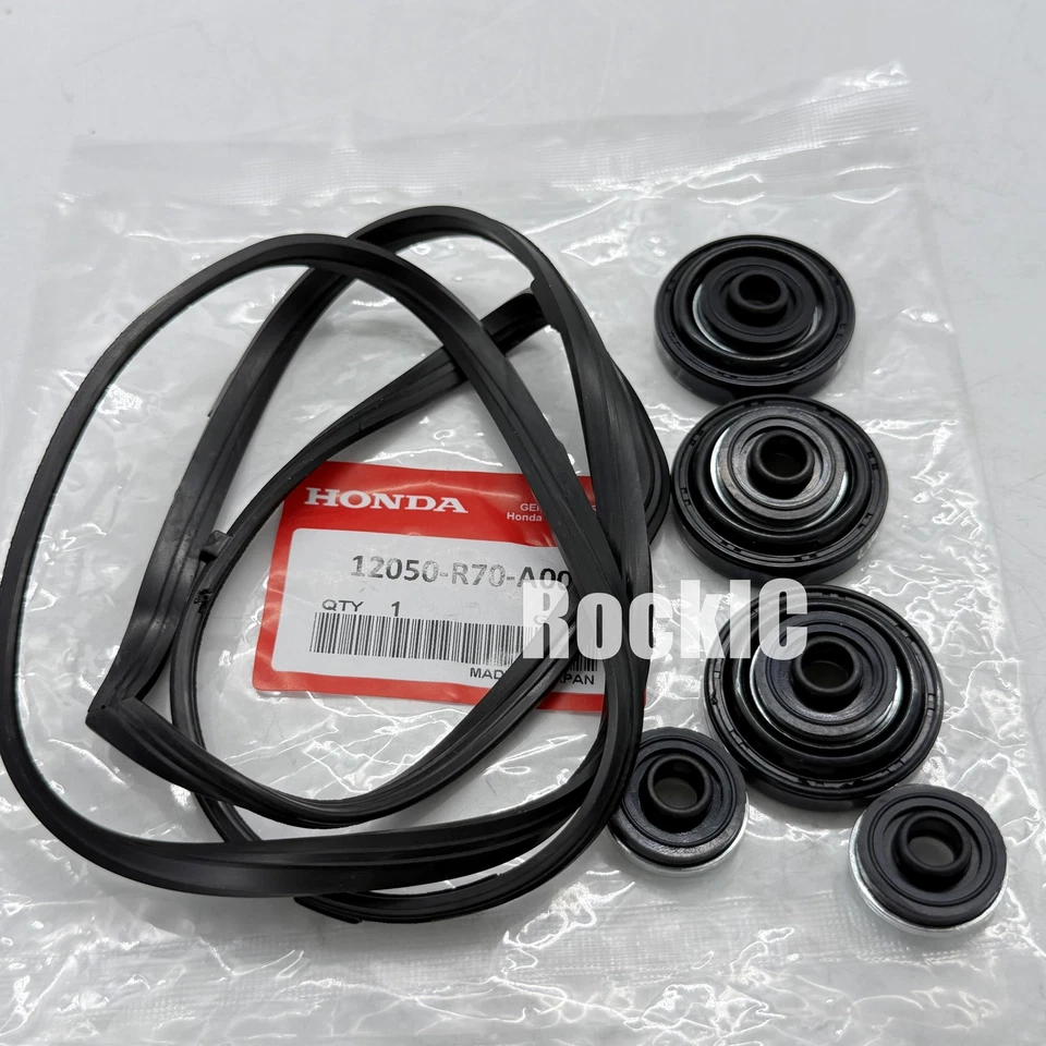Juego de juntas de cubierta de válvula genuino OEM para Honda Acura 12030-R70-A00, 12050-R70-A00 Foto 2 de 3