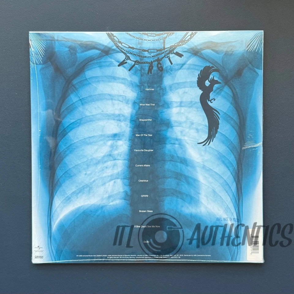 Lorde VIRGIN Standard Black Vinyl | SIGNED AUTOGRAPHED PRINT | SAFE 📦 SHIP - Image 2 of 2