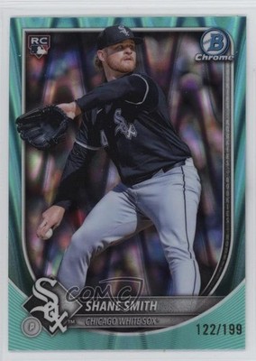2025 Bowman Chrome Aqua RayWave Refractor 122/199 Shane Smith #52 Rookie RC 18xo