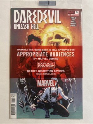 Daredevil Unleash Hell Red Band #5 Polybagged Main Cover NM - New & Unread