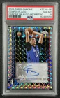 COOPER FLAGG PSA 8 2025 TOPPS CHROME ROOKIE AUTO GEOMETRIC REFRACTOR RC SP POP 1