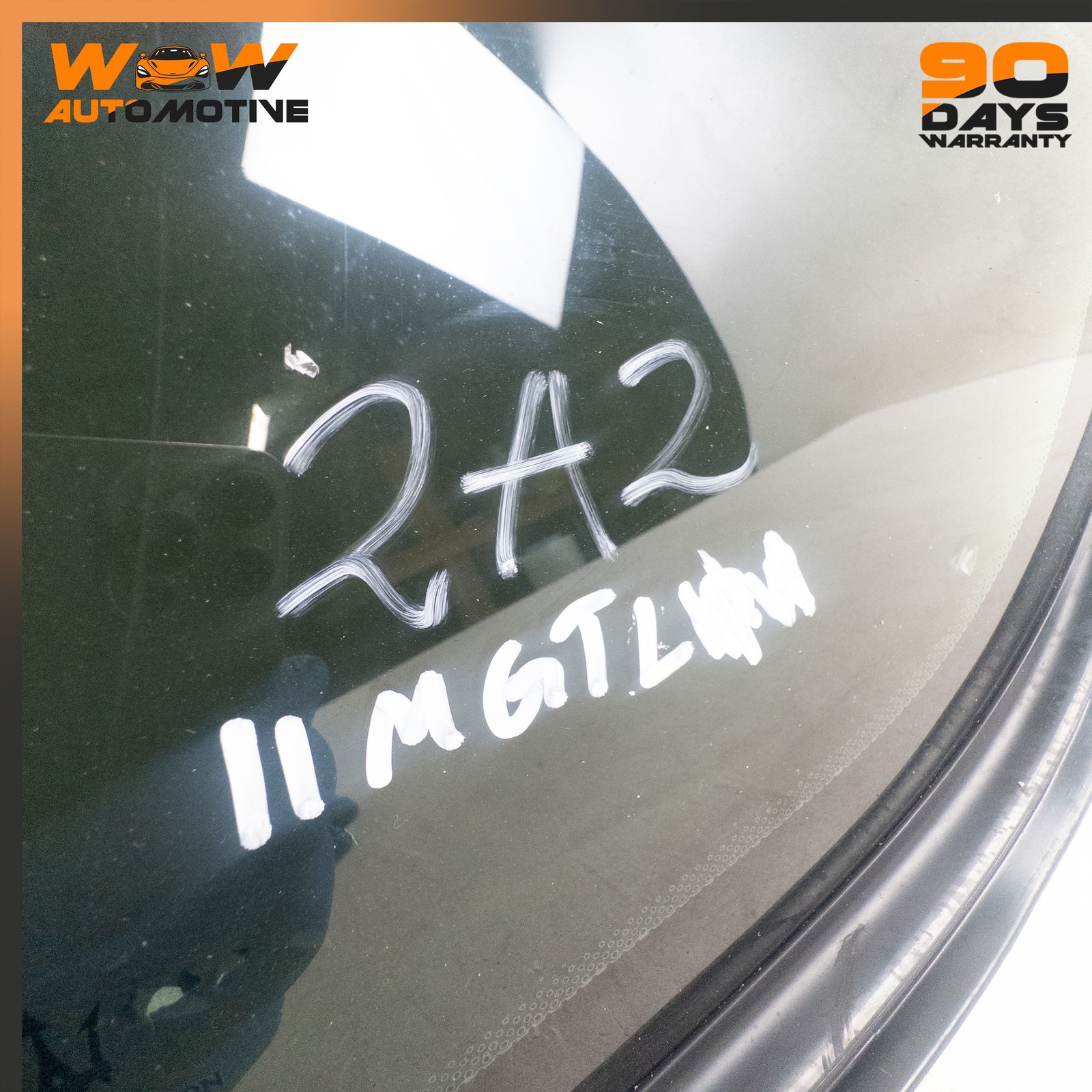 08-19 MASERATI GRANTURISMO REAR LEFT DRIVER SIDE QUARTER WINDOW GLASS OEM