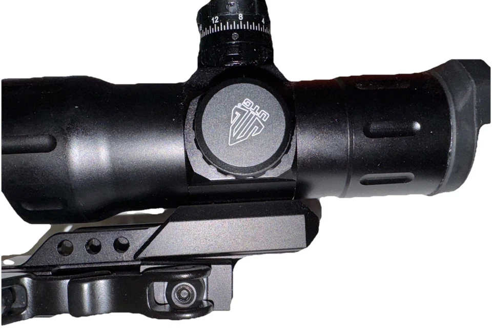UTG Picatinny 点瞄准镜黑色 QD 安装 38 毫米 - SCP-TDQ。 红色/绿色T点十字线 — 第 4/4 张图片