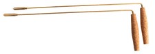 Wünschelrute mit Korkgriff und Aufsatzspitze, Länge ca 38cm