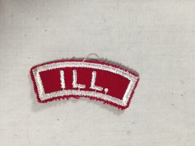 Illinois Boy Scout Community State StripBSA CSP Patch c