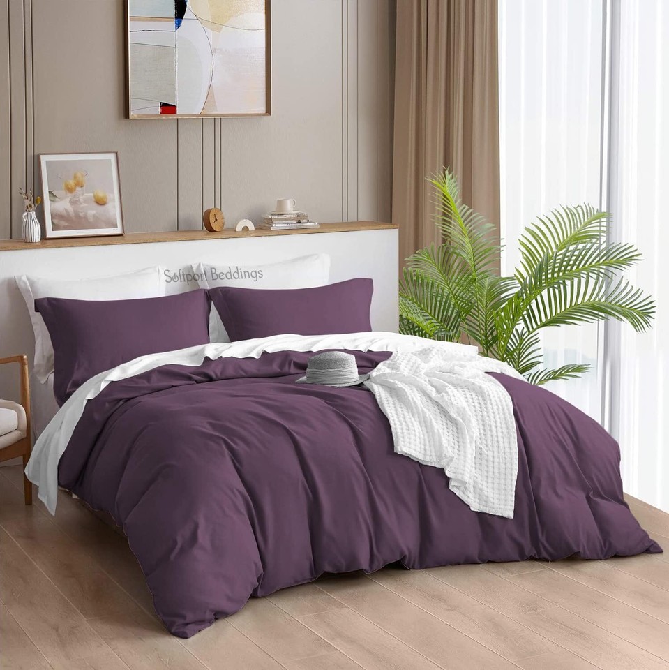 Cover Super King Plus 120x120 3 Piece Duvet Cover with 2 Pillow Shams