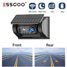 Solar Funk Kabellos WIFI Rückfahrkamera Für Android Phone iPhone LKW RV Van Auto