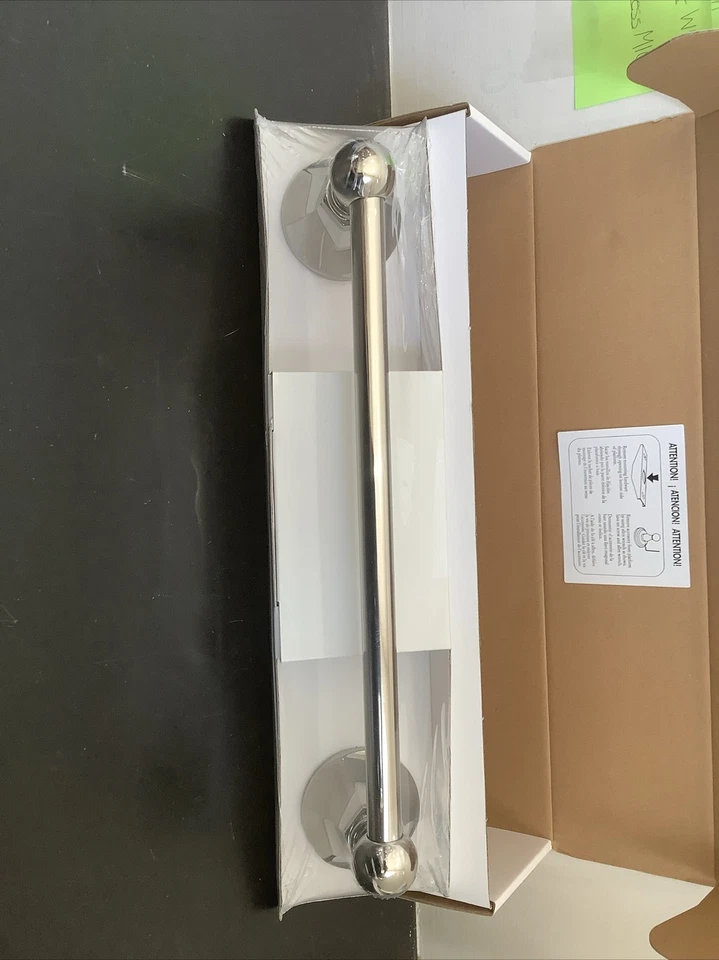 Toallero de jengibre 12" níquel pulido. 601-PN. Empire W8 Foto 3 de 4