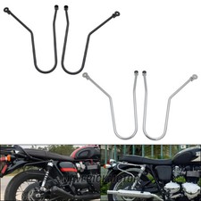 Saddlebag Support Bracket Side Trunk Bag Bar Holder For BONNEVILLE SE T100 01-15