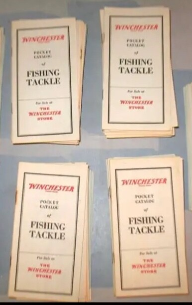 A Winchester Fishing Lures Die-cut Walleye Fish Sign Auction