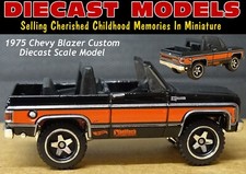 1975 CHEVROLET BLAZER CUSTOM CONVERTIBLE NEW 1:64 SCALE DIECAST HOT WHEELS MODEL