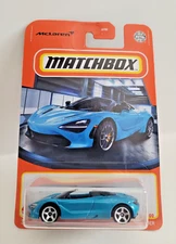 Matchbox 2021 20/100  McLaren 720s Spider  Metalflake Belize Blue