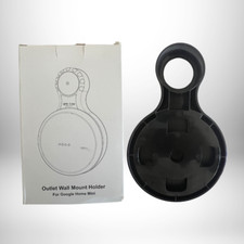 Outlet Wall Mount Holder for Google Mini - Black - NIB