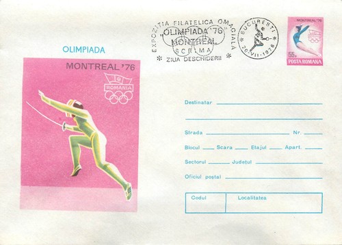 BB002 Set 6 copertine Romania 1976 Olimpiadi Montreal '76 - Foto 6 di 13