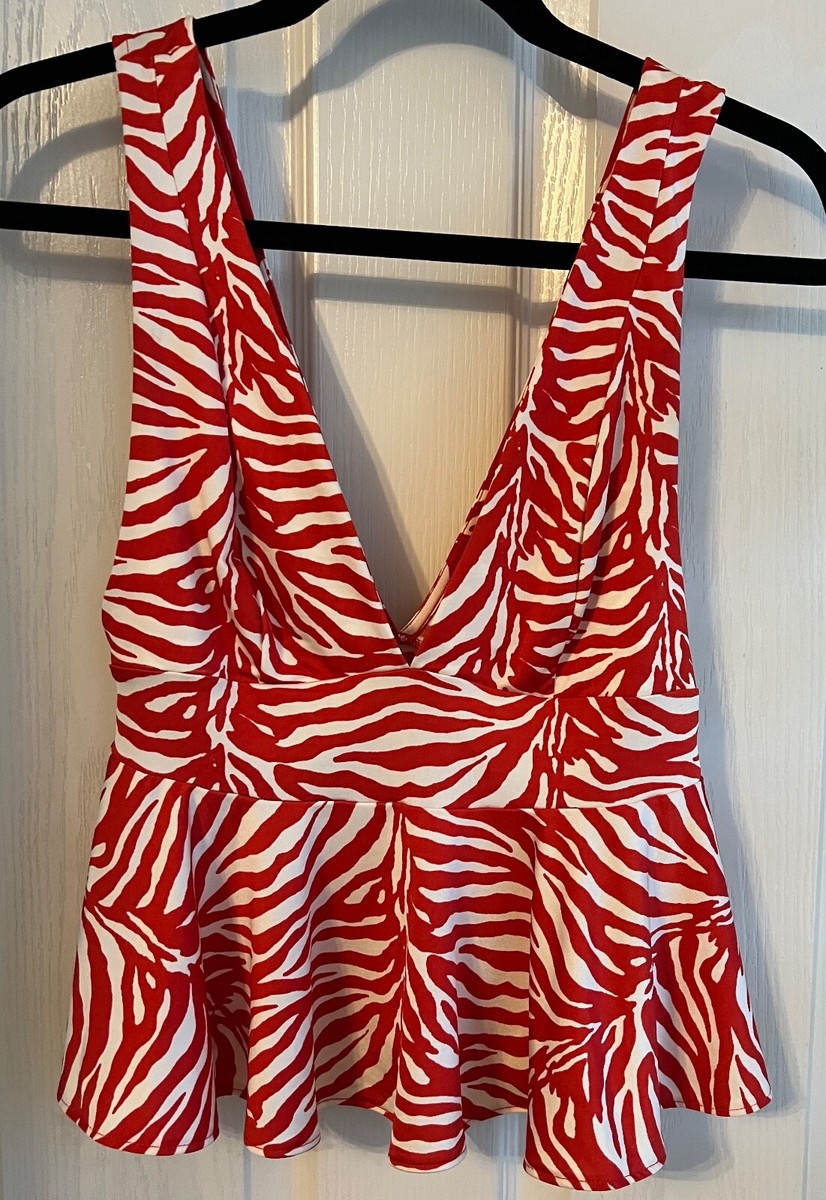 NEW w/o Tag Urban Outfitters Juniors Low V Neck Baby Doll Crop Top