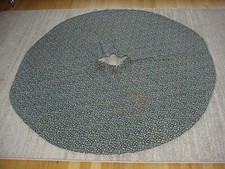 Vtg 50s Novelty Quilted Prairie Flower Full Circle Skirt sz S/24.5" W Rockabilly