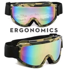 SkiBrille Camo Polarisiert Anti-Beschlag UV-F...
