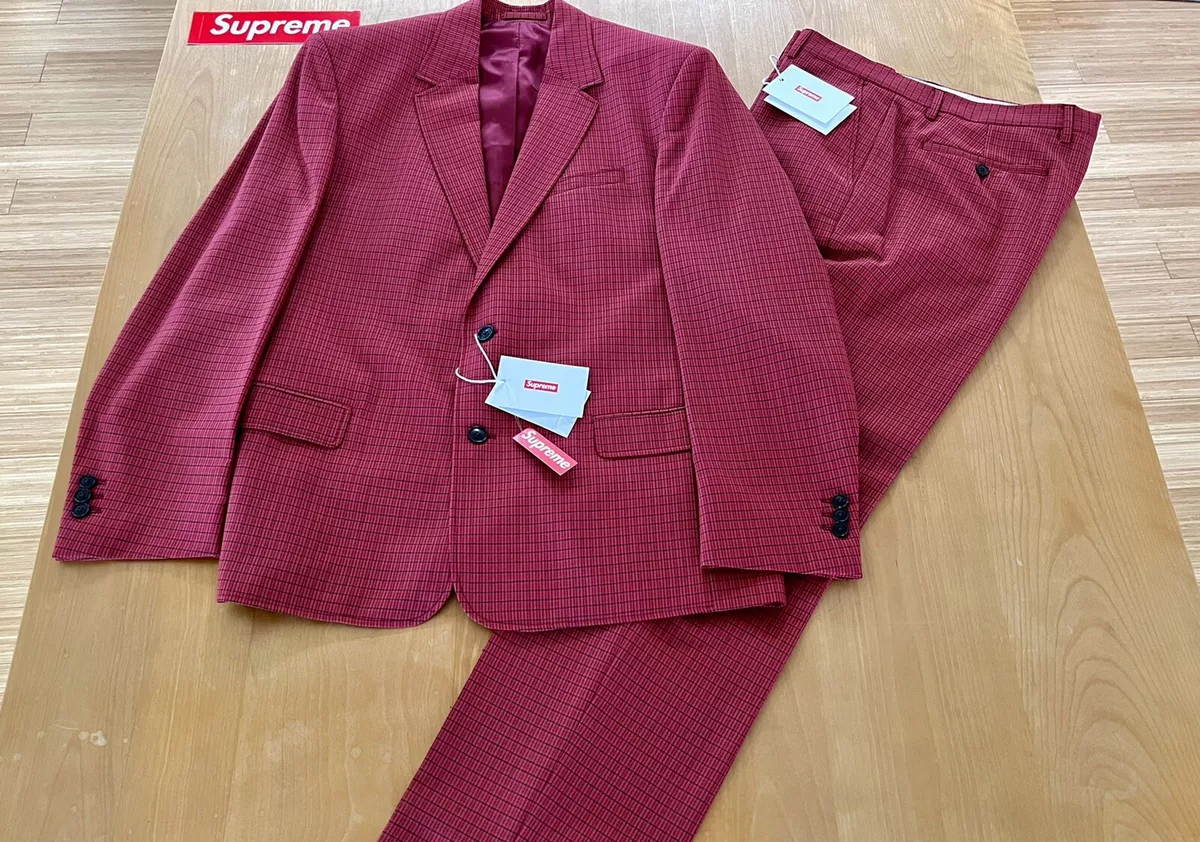 非売品 supreme Tartan Wool Suit | portalacertabrasil.com.br