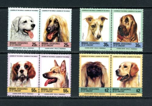 V220  St. Vincent/Bequia  1985  dogs  pairs    MNH - Afbeelding 1 van 1