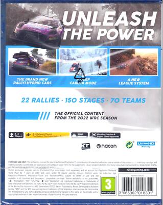 WRC Generations PS5 – Neuf Sous Cellophane (FR) – Jeu De Course