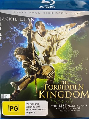 THE FORBIDDEN KINGDOM (2008) - BLURAY Jet Li Jackie Chan Exc Cond!