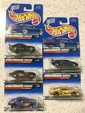 Hot Wheels 1999 X-Ray Cruiser Series #21104 1:64 Scale (Complete 5 car set)