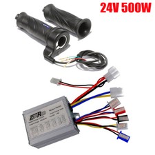 24V 500W Brush Speed Controller Box Throttle Twist Grip for ATV Quad Trike NEW