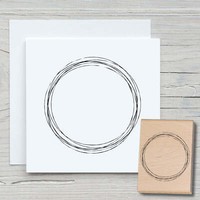 Stempel Kreisel - Motivstempel Holzstempel Scrapbooking Karten Basteln Diy