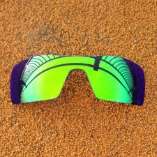 US Polarized Lenses Replacement for-OAKLEY Oil Rig Sunglasses - Green Mirror