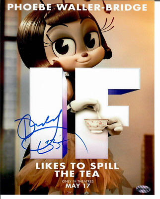 Phoebe Waller-Bridge IF Movie Actress Signed 8 x 10 Photo COA TTM 