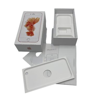 iPhone6S 本体箱無し Empty Box Apple iPhone 6S Rose Gold 64GB NO PHONE Includes 2 Apple