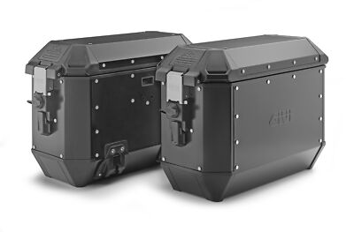 GIVI ALA36BPACK2 Seitenkoffer Monokey ALA36B Trekker Alaska schwarz 36 Liter