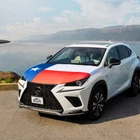 Texas State Car Flag Hood Cover Universal Size Polyester Bonnet Flag of Texas TX